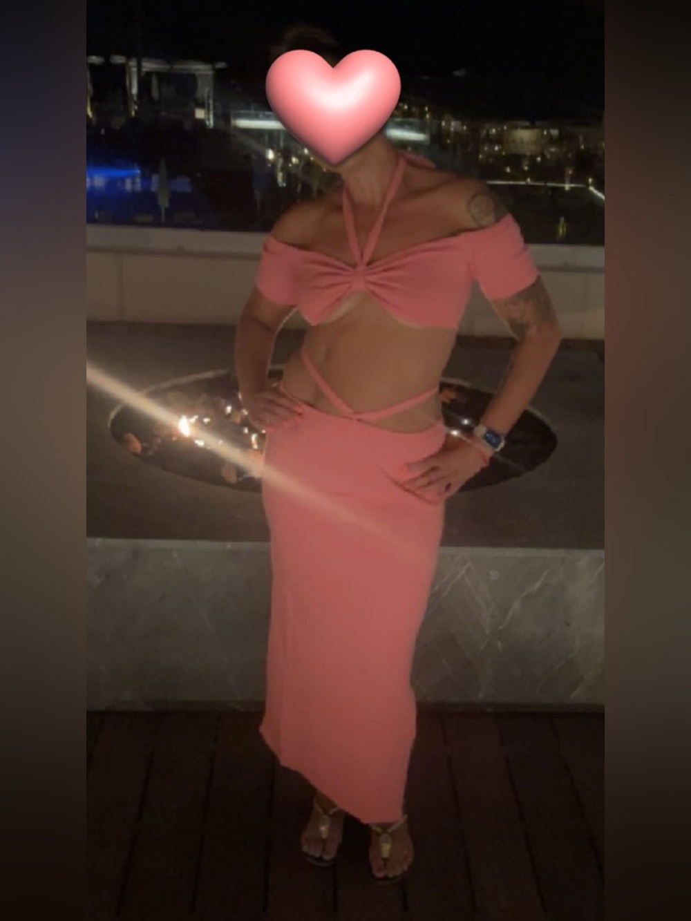Cupshe Pink women’s vacation beachwear